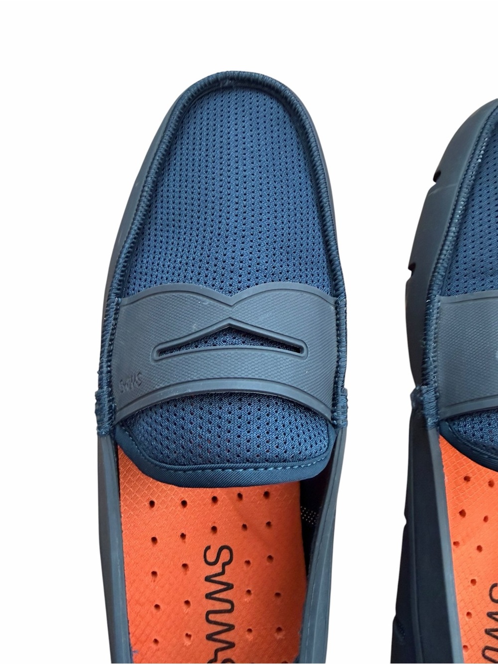 SWIMS Penny Loafer Navy Blue Slip On Driving Shoe Men's 10.5